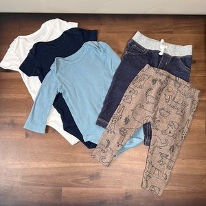 Carter’s onesies and pants